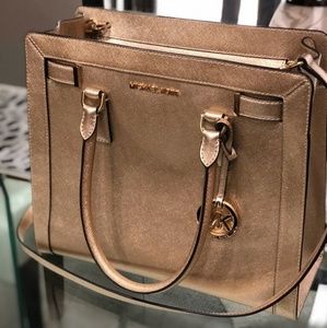 Michael Kors gold purse